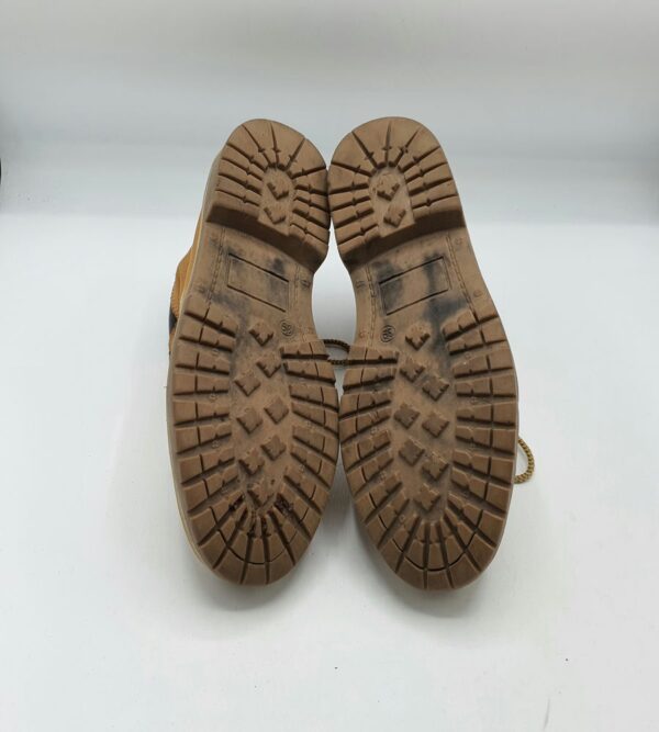 Ghete  dama 39 piele , imitatie de piele  , maro - imagine 4