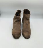 Botine dama Venturini 39 piele intoarsa , maro - imagine 2