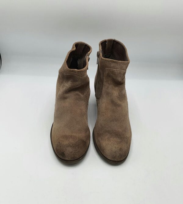 Botine dama Venturini 39 piele intoarsa , maro - imagine 2