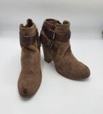 Botine dama Graceland 38 imitatie de piele ,  material textil , maro