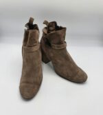 Botine  dama Paul Green 39 piele intoarsa  , maro