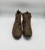 Botine dama 38 material textil , maro - imagine 2