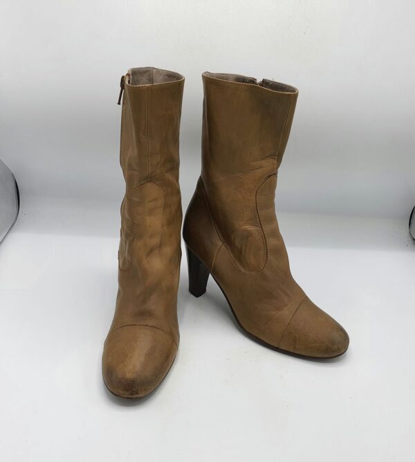Cizme dama  Prego 38 piele , maro - imagine 1