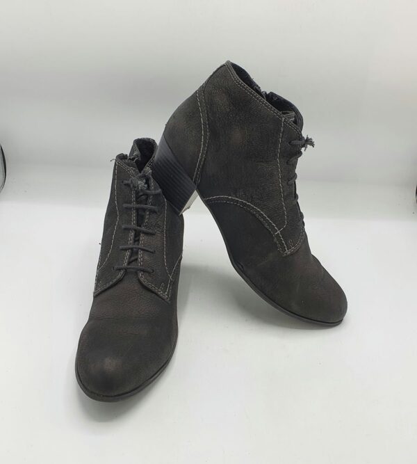 Botine dama 5th Avenue 41 piele , negru - imagine 1
