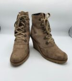 Botine dama  Esprit 41 piele intoarsa ,  maro
