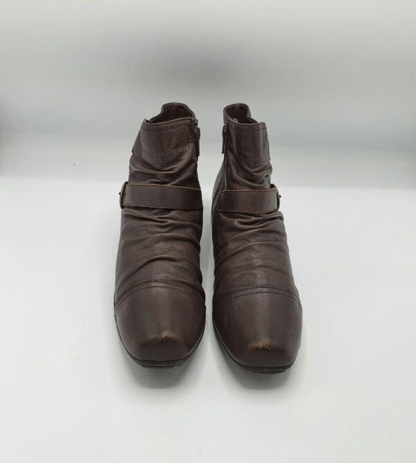 Botine  dama M&S 40 piele , maro - imagine 2