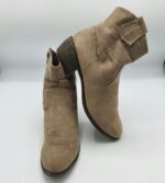 Botine  dama Spicy 36 material textil, maro
