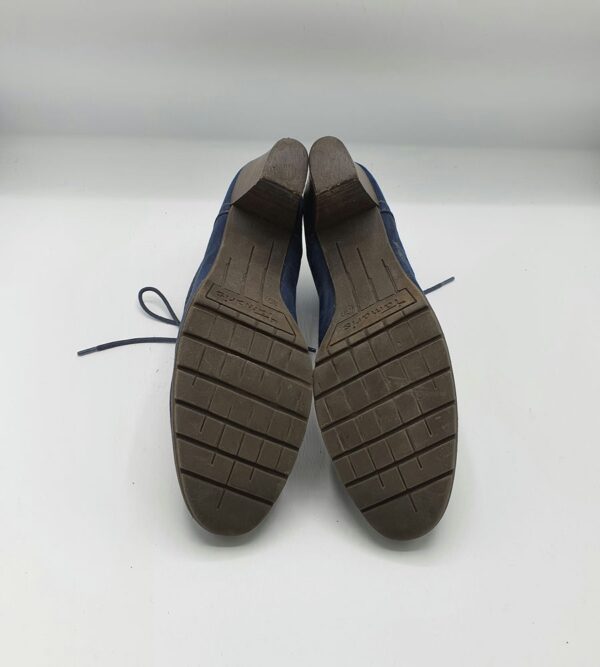 Botine dama  Tamaris 39 material textil , albastru - imagine 4