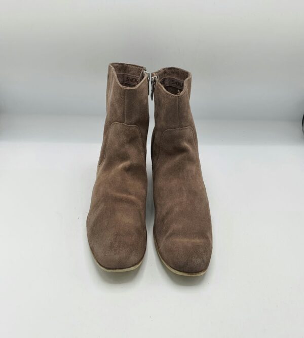 Botine  dama S'oliver 40 piele intoarsa , maro - imagine 2