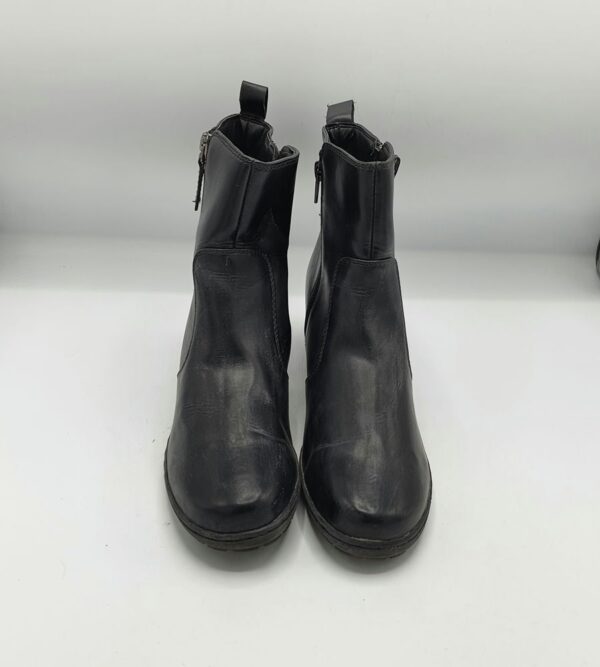 Botine  dama  Easy Street 39 imitatie de piele , negru - imagine 2