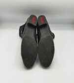 Botine dama  Rieker 40  imitatie de piele, negru (imblanite) - imagine 4