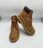Ghete  dama Timberland 37 piele , maro
