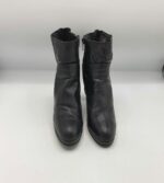 Cizme dama  Manas 38 piele , negru - imagine 2