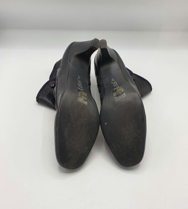 Botine dama Lotus 39 piele , negru - imagine 4