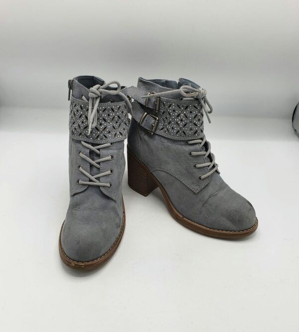 Botine  dama  Catwalk 36 material textil , albastru - imagine 1