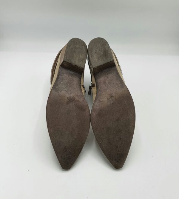 Botine dama  Janet 40 piele intoarsa , gri - imagine 3