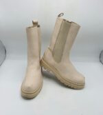 Cizme dama  37 imitatie de piele , crem