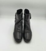 Botine  dama 37 piele , negru - imagine 2