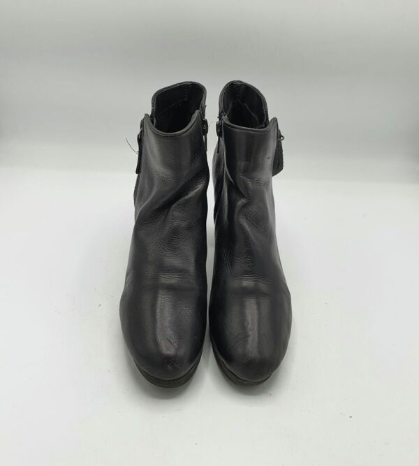 Botine  dama 37 piele , negru - imagine 2