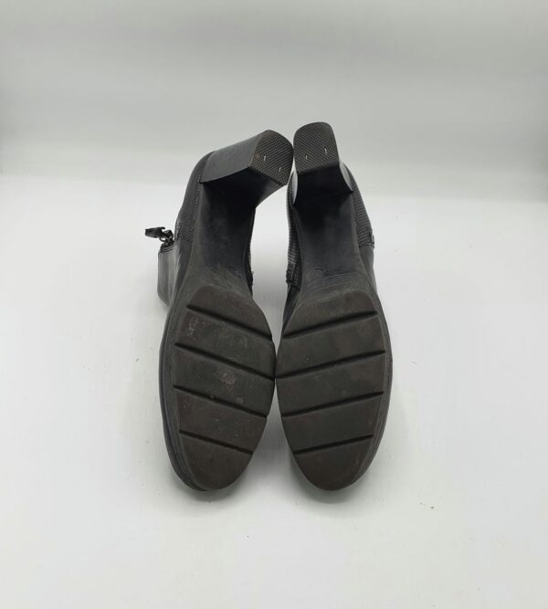 Botine  dama 37 piele , negru - imagine 3