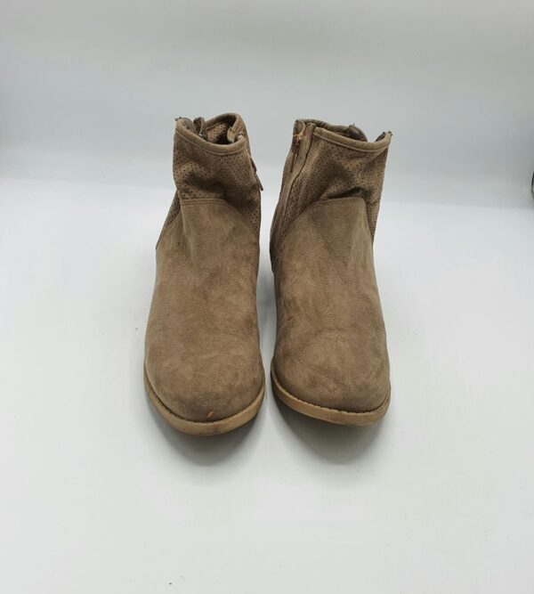 Botine  dama F&F 39 material textil , maro - imagine 4