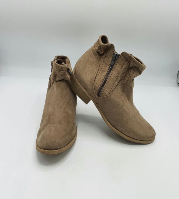 Botine  dama F&F 39 material textil , maro - imagine 1