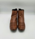 Botine  dama Remonte 39 imitatie de piele , maro - imagine 2