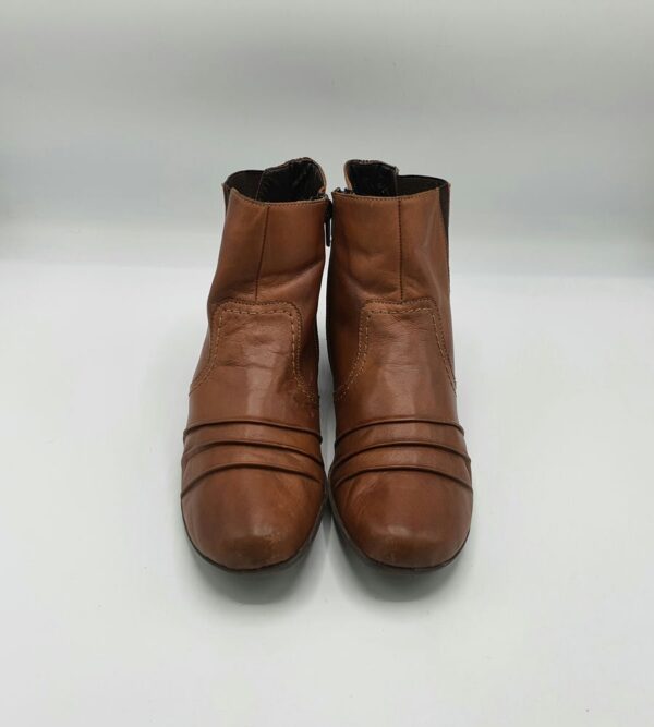 Botine  dama Remonte 39 imitatie de piele , maro - imagine 2