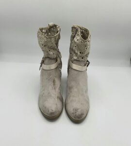Botine dama Marco Tozzi 37 material textil , gri - imagine 2
