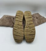 Cizme  dama 38 (imblanite) piele intoarsa , maro - imagine 4