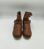 Botine  dama Jumex 37 imitatie de piele , maro - imagine 2