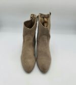 Botine dama  S'Oliver 39 piele intoarsa , crem - imagine 2