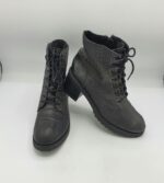 Ghete  dama 40 imitatie de piele , negru