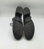 Ghete  dama 40 imitatie de piele , negru - imagine 4