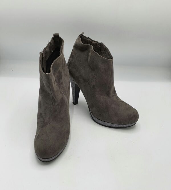 Botine dama  Marco Tozzi 38 material textil , gri - imagine 1