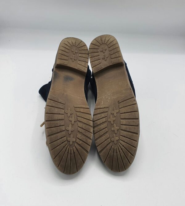Botine  dama Rosa 37 material textil , bleumarin - imagine 3