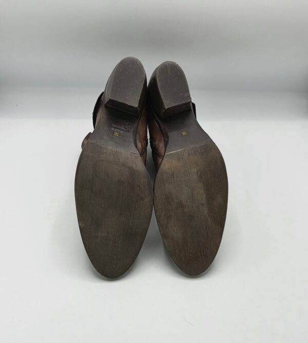 Botine dama  Bruno 38 piele , maro - imagine 3