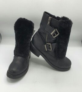 Cizme  dama Super Me 39 imitatie de piele , negru