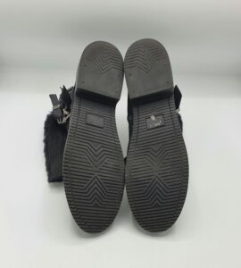 Cizme  dama Super Me 39 imitatie de piele , negru - imagine 3