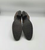 Botine dama  Dave 37 imitatie de piele , piele , maro negru - imagine 3
