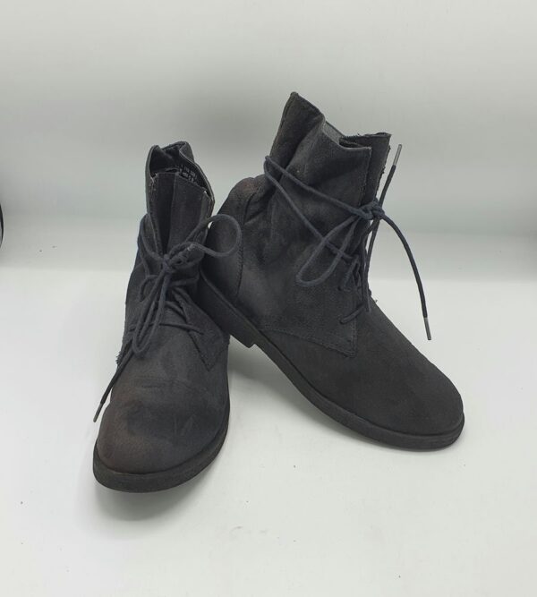 Botine dama Graceland 38 material textil , negru - imagine 1