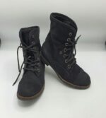 Ghete dama  37  imitatie de piele , negru (imblanite)