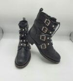 Ghete dama  Star Collection 40 imitatie de piele, negru