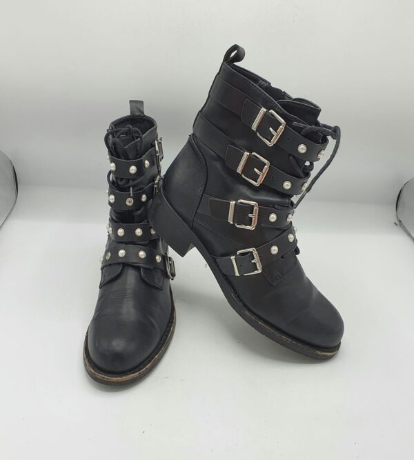 Ghete dama  Star Collection 40 imitatie de piele, negru - imagine 1