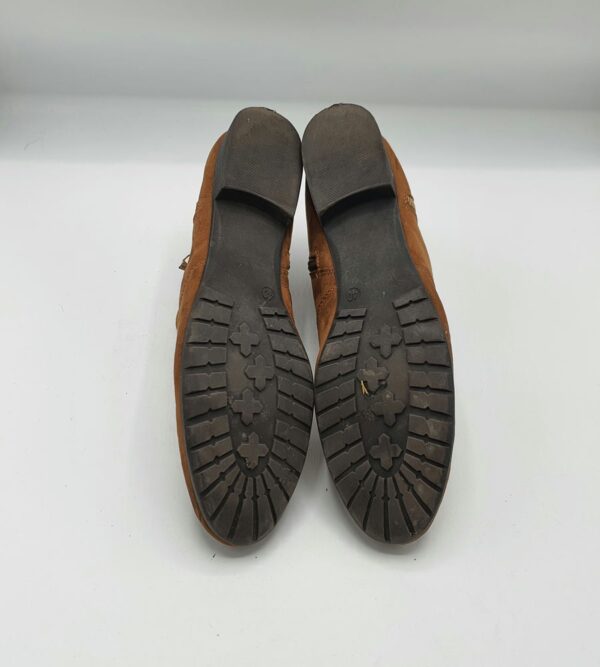 Botine dama  40 material  textil  , maro - imagine 4