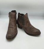 Botine dama Rieker 39 imitatie de piele , maro