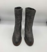 Botine  dama Exchange 38 imitatie de piele , piele , negru - imagine 2