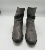 Botine  dama Marco Tozzi 38 imitatie de piele , gri - imagine 2