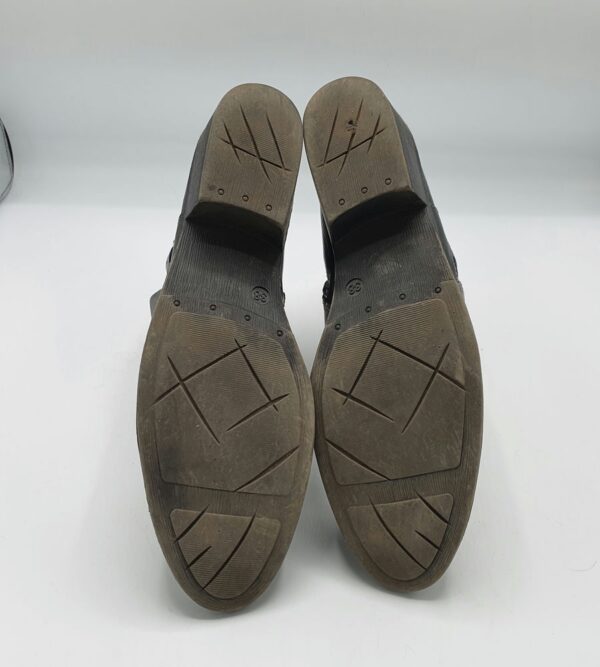 Botine  dama Marco Tozzi 38 imitatie de piele , gri - imagine 4