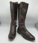 Cizme dama  Rieker 39  imitatie de piele , maro (imblanite)